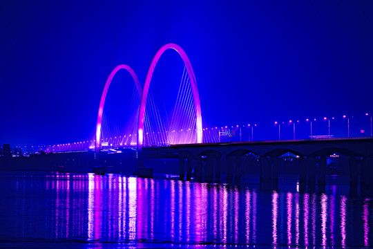 杭州之江大桥夜景宣传片