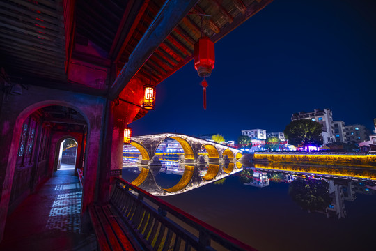 塘栖古镇夜景