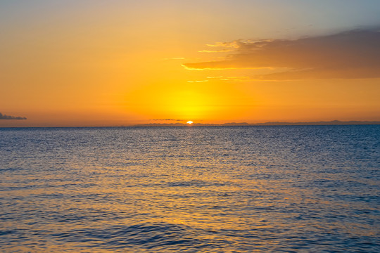 青海湖日出