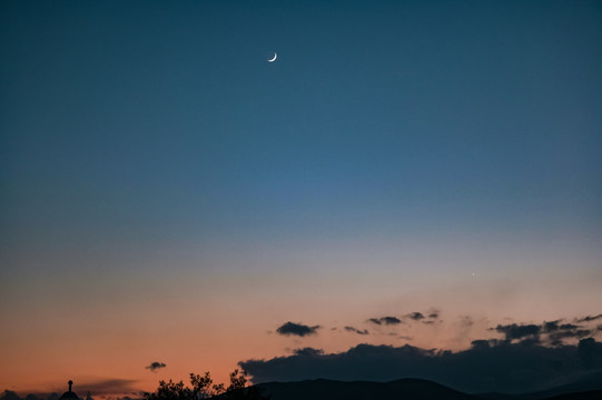 天空星空夜景