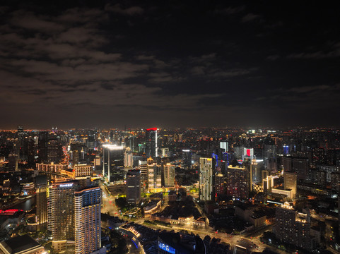 浦西北外滩夜景