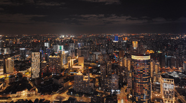 浦西北外滩夜景