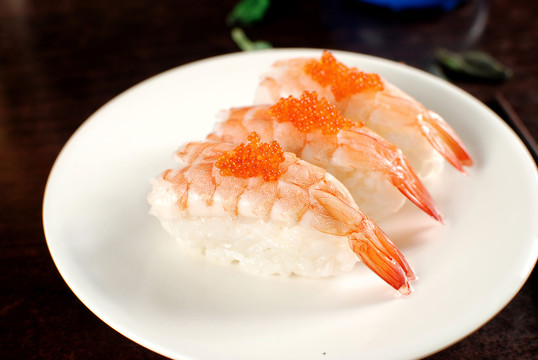 熟虾寿司
