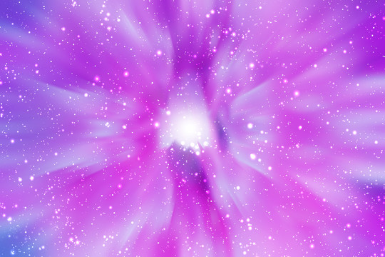 紫粉色星空