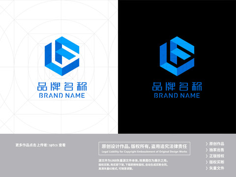 字母LF建筑设计LOGO