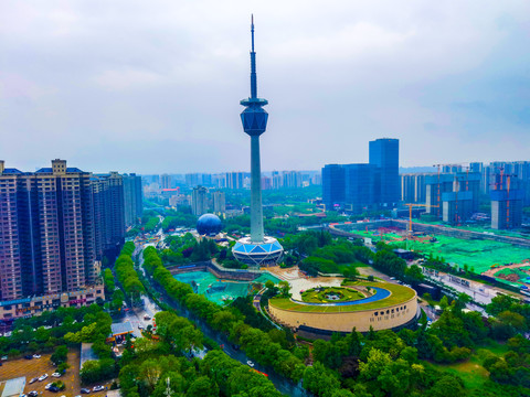 西安地标建筑电视塔高清大图