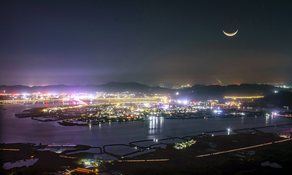 盐洲岛夜景