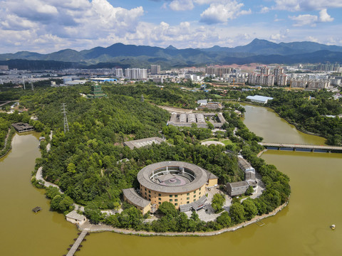 江西赣州五龙客家风情园