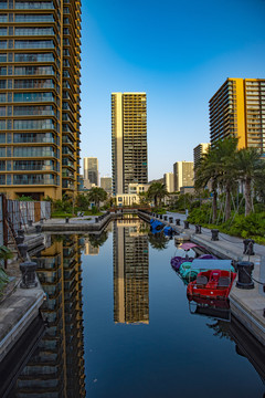 滨海度假区水景