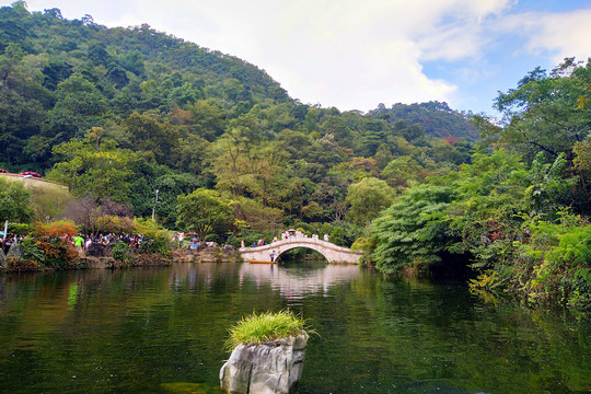 黔灵山青山绿水风光