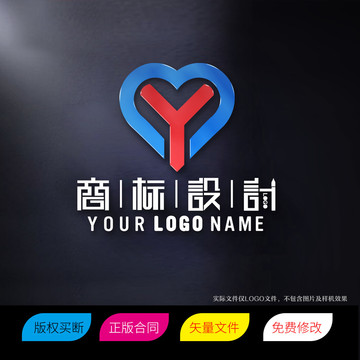 MY字母标志LOGO