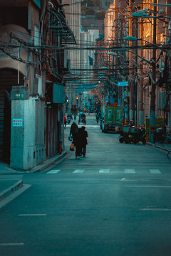 上海浦西街景