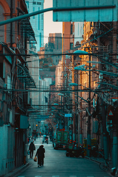 上海浦西街景