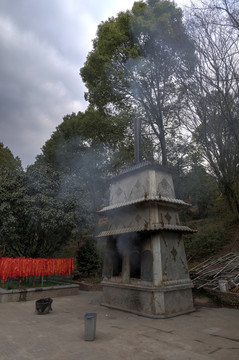 浙江永康方岩财神殿香炉