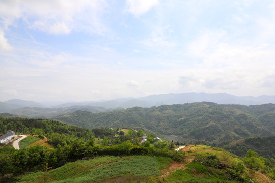 县河明家湾高空