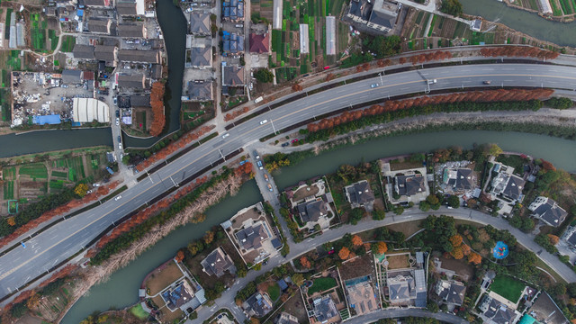 航拍公路