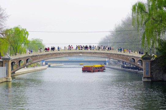 北京颐和园南门石桥