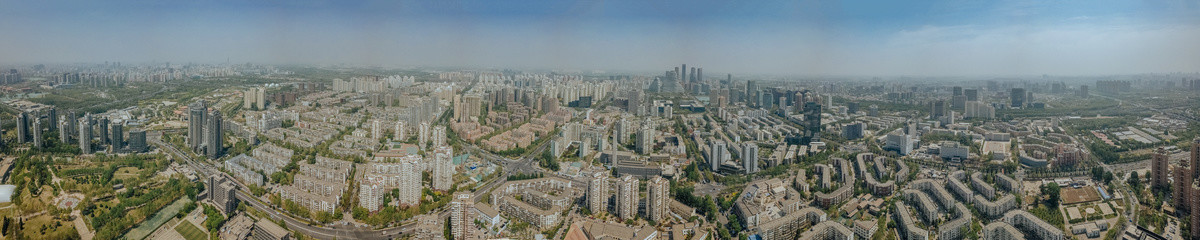 北京中央美术学院地标航拍