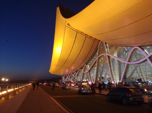 昆明长水国际机场夜景