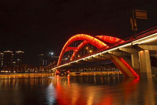 金华双龙大桥夜景