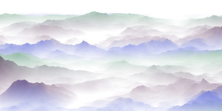 水墨山水画