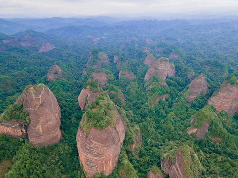 怀化万佛山4A景区航拍