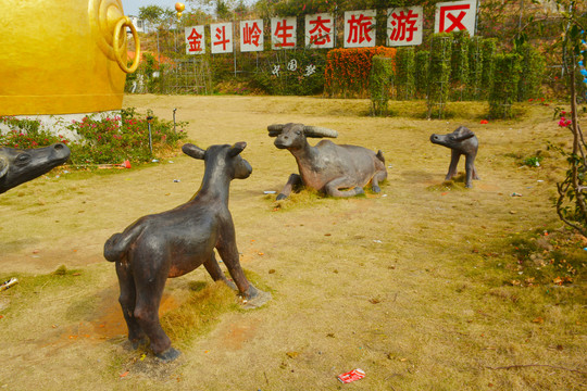 水牛雕塑