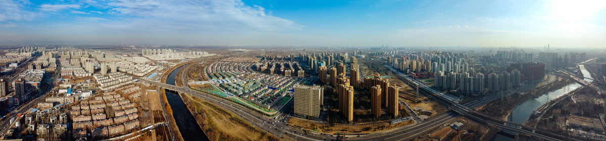 北京天通苑地标航拍