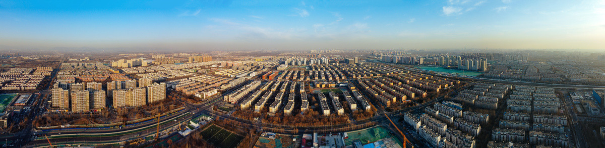 北京回龙观地标航拍