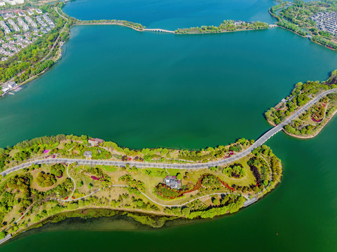 江苏苏州石湖景区风光