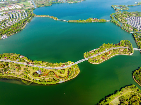 江苏苏州石湖景区风光