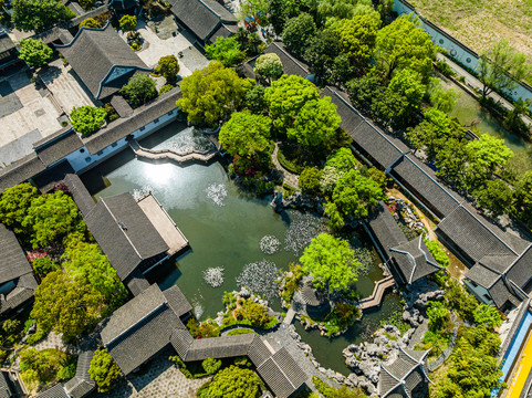 苏州木渎古镇虹饮山房