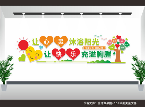 心理咨询室文化墙