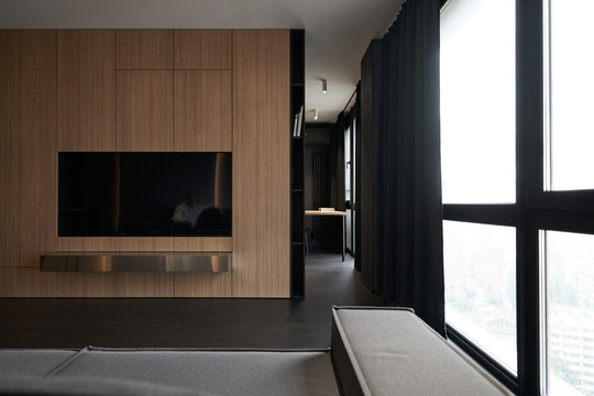 极简风格室内设计客厅电视柜