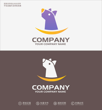 袋鼠logo动物logo