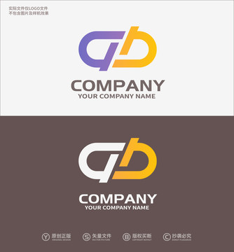 GD字母logo科技logo
