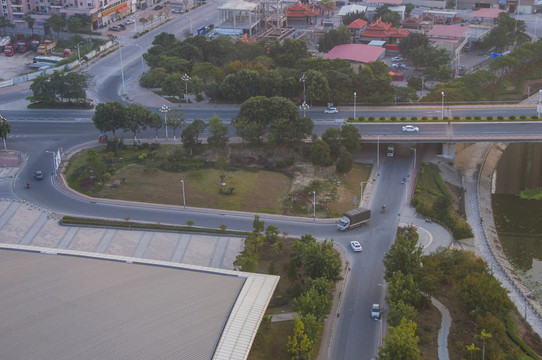 交通道路俯拍