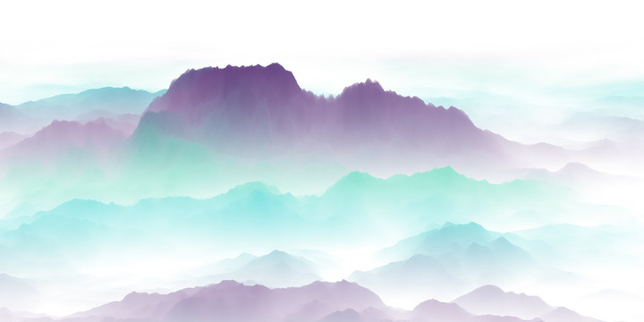 中式山水画