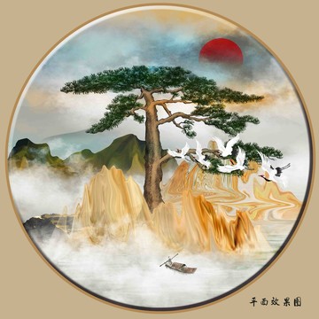 意境山水画