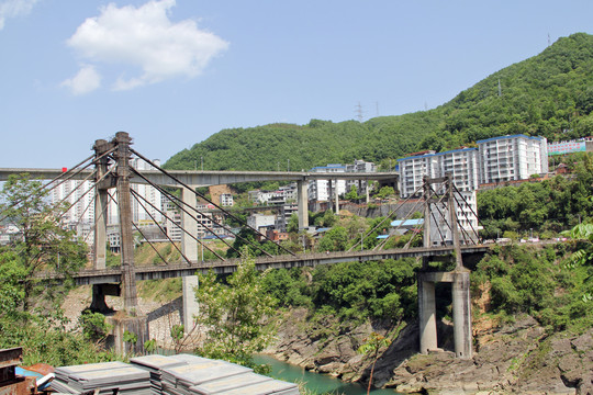 安康瀛湖两座汉江公路大桥