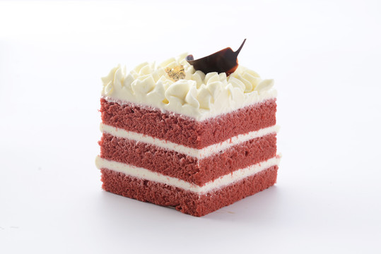 红丝绒切块蛋糕
