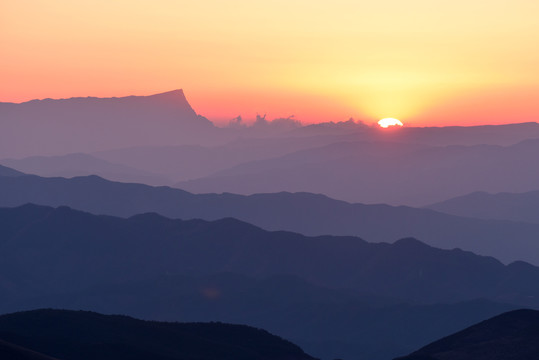 龙头山日出