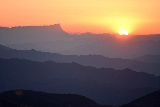 龙头山日出