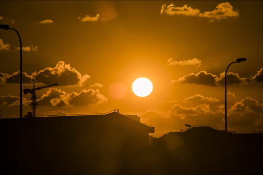 夕阳