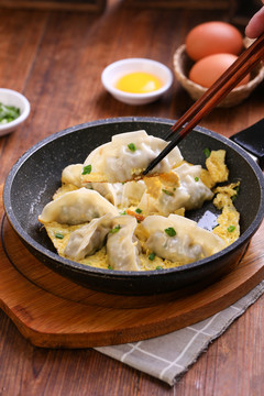 原味鲜肉煎饺