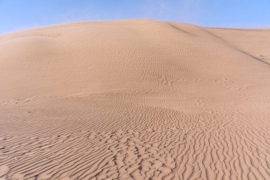 中国内蒙古的沙漠和风沙