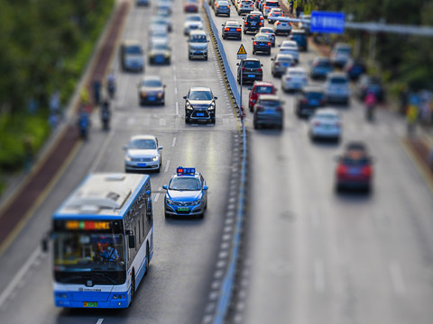 城市道路微缩景观