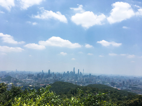 白云山山顶风景