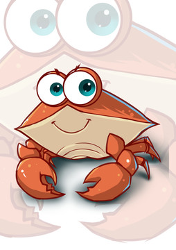 螃蟹卡通