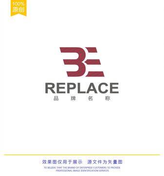 BE字母logo